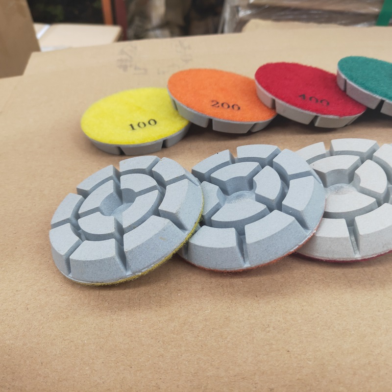 16 concrete polishing pads