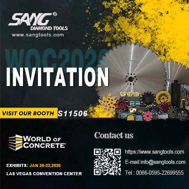 شركة SANG Diamond Tools ستعرض منتجاتها في معرض World of Concrete 2026 – الجناح S11506