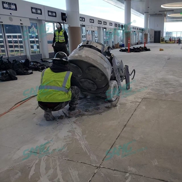 لماذا يختار المقاولون الأمريكيون أحذية SANG Diamond Grinding لطحن أرضيات LAX